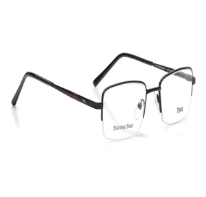 Image 2 of Black Rectangle Eyeglasses for Men and Women from Tees By Fastrack Available at Titan Eye+