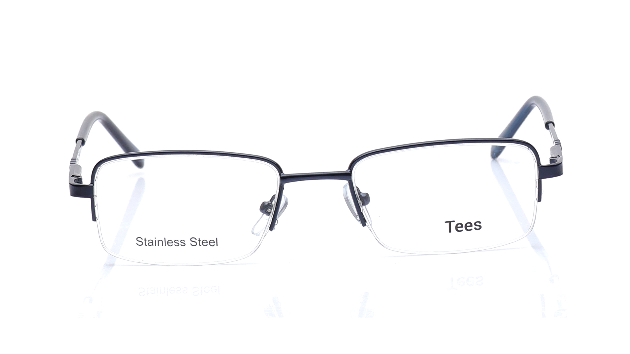 Image 1 of Black Rectangle Eyeglasses for Men and Women from Tees By Fastrack Available at Titan Eye+