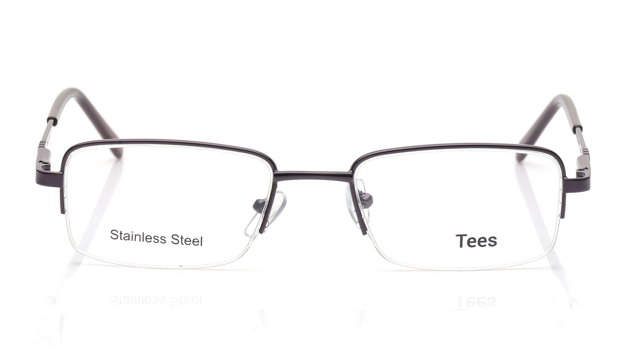 Image 1 of Black Rectangle Eyeglasses for Men and Women from Tees By Fastrack Available at Titan Eye+