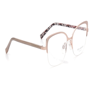 Image 2 of Gold Wayfarer Eyeglasses for Women from Ted Baker Available at Titan Eye+
