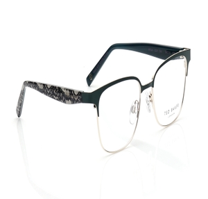 Image 2 of Green Square Eyeglasses for Women from Ted Baker Available at Titan Eye+