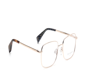 Image 2 of Gold Rectangle Eyeglasses for Men from Ted Baker Available at Titan Eye+