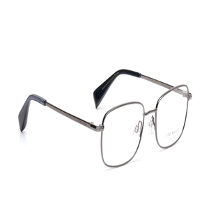 Image 2 of Silver Rectangle Eyeglasses for Men from Ted Baker Available at Titan Eye+