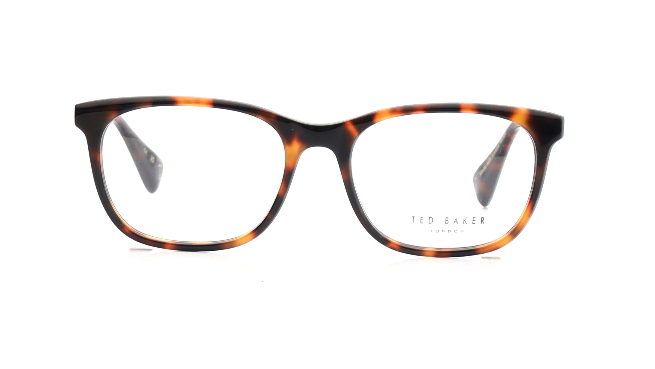 Image 1 of Brown Square Eyeglasses for Men from Ted Baker Available at Titan Eye+