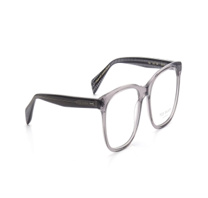 Image 2 of Grey Square Eyeglasses for Men from Ted Baker Available at Titan Eye+