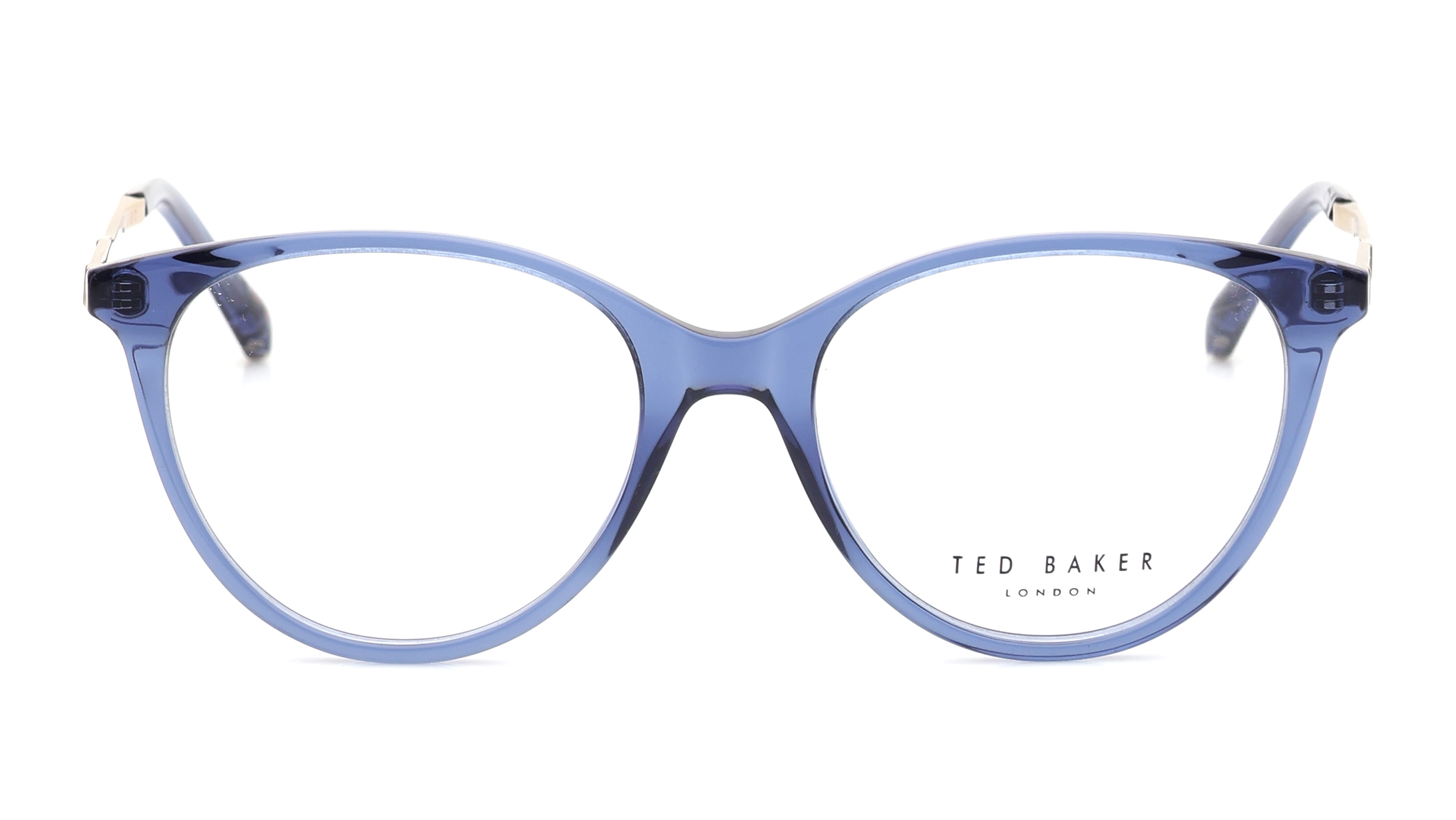 Image 1 of Blue Round Eyeglasses For Women from Ted Baker Available at Titan Eye+