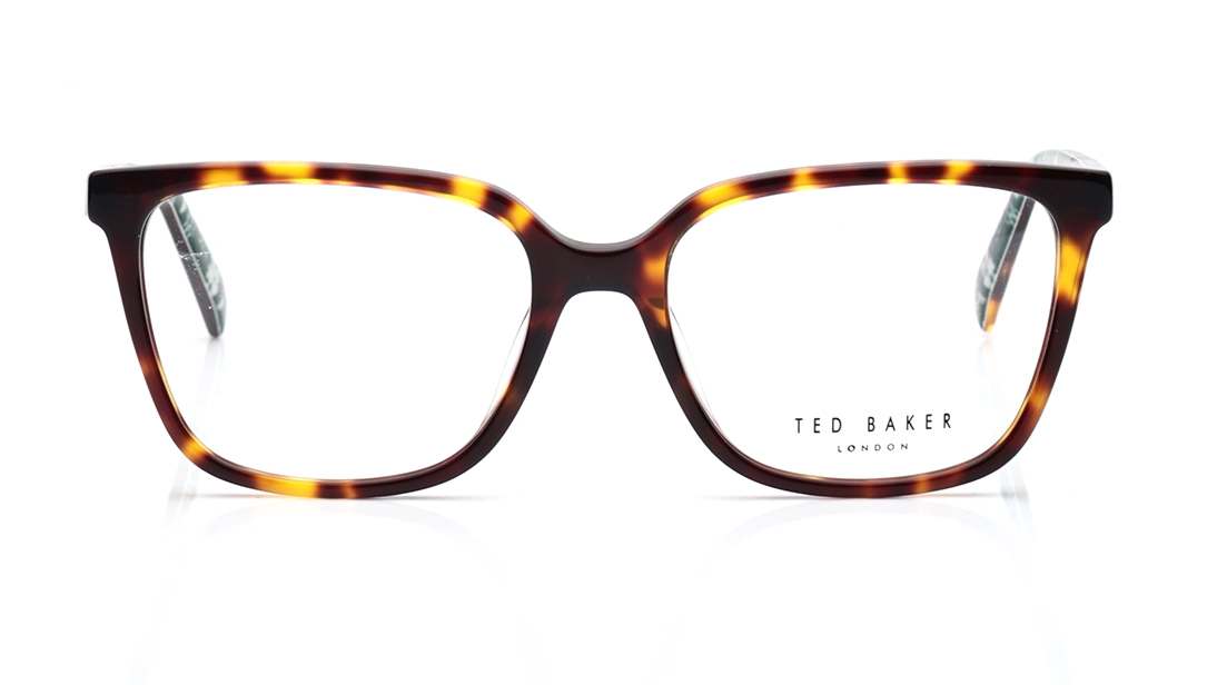 Image 1 of Havana Square Eyeglasses for Women from Ted Baker Available at Titan Eye+