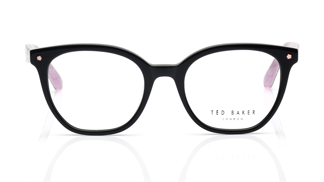 Image 1 of Black CatEye Eyeglasses for Women from Ted Baker Available at Titan Eye+