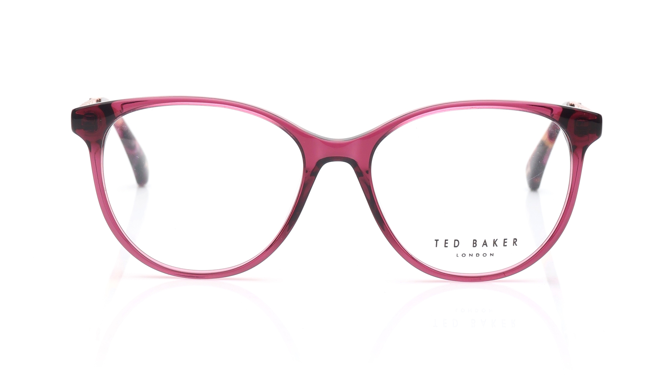 Image 1 of Pink CatEye Eyeglasses for Women from Ted Baker Available at Titan Eye+
