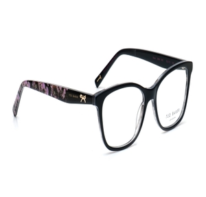 Image 2 of Black Square Eyeglasses for Women from Ted Baker Available at Titan Eye+