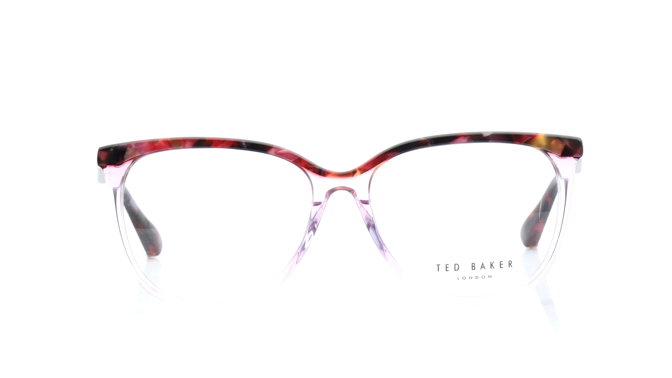 Image 1 of Pink Square Eyeglasses for Women from Ted Baker Available at Titan Eye+