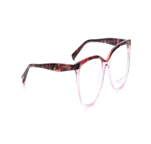 Image 2 of Pink Square Eyeglasses for Women from Ted Baker Available at Titan Eye+