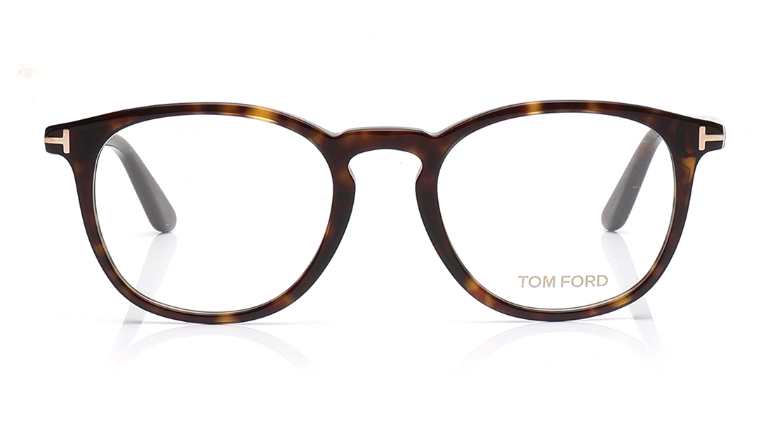 Image 1 of Havana Phantos Eyeglasses for Men and Women from Tom Ford Available at Titan Eye+