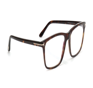 Image 2 of Havana Rectangle Eyeglasses for Men from Tom Ford Available at Titan Eye+