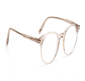 Image 2 of Brown Round Eyeglasses for Men from Tom Ford Available at Titan Eye+