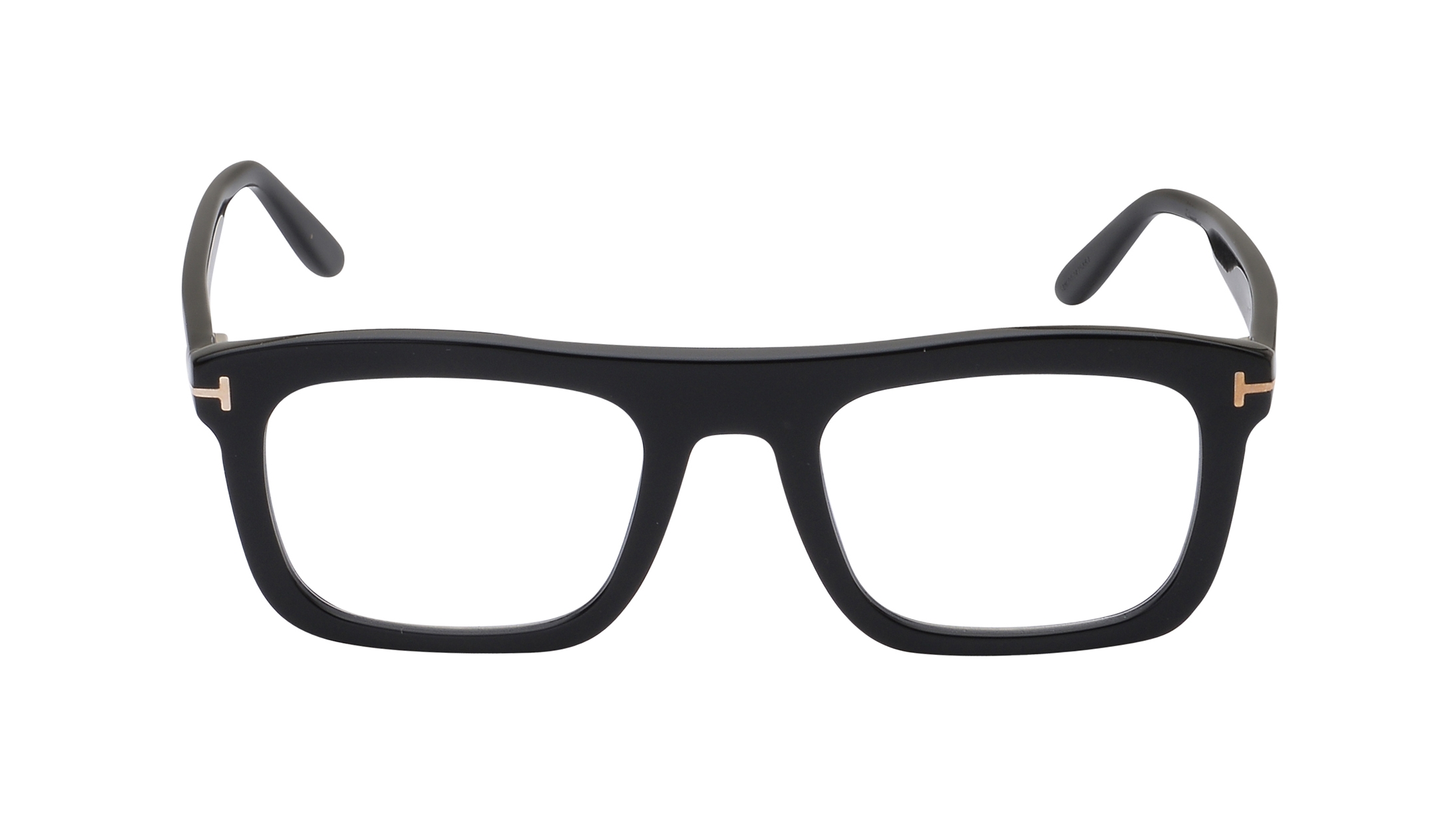 Image 1 of Black Square Eyeglasses for Men from Tom Ford Available at Titan Eye+
