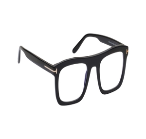 Image 2 of Black Square Eyeglasses for Men from Tom Ford Available at Titan Eye+