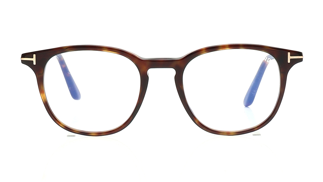 Image 1 of Havana Phantos Eyeglasses for Men from Tom Ford Available at Titan Eye+
