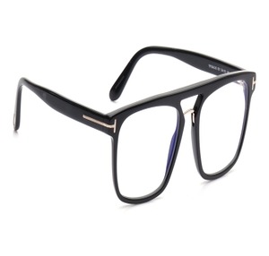 Image 2 of Black Aviator Eyeglasses for Men from Tom Ford Available at Titan Eye+