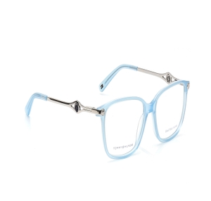 Image 2 of Blue Rectangle Eyeglasses for Women from Tommy Hilfiger Available at Titan Eye+
