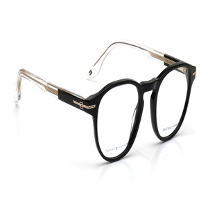 Image 2 of Black Phantos Eyeglasses for Men and Women from Tommy Hilfiger Available at Titan Eye+