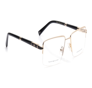 Image 2 of Gold Rectangle Eyeglasses for Men from Tommy Hilfiger Available at Titan Eye+