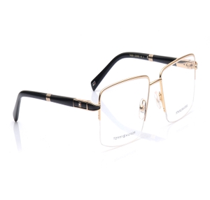 Image 2 of Gold Rectangle Eyeglasses for Men from Tommy Hilfiger Available at Titan Eye+