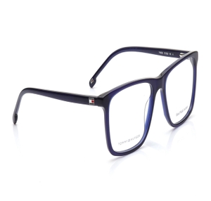 Image 2 of Blue Square Eyeglasses for Men from Tommy Hilfiger Available at Titan Eye+