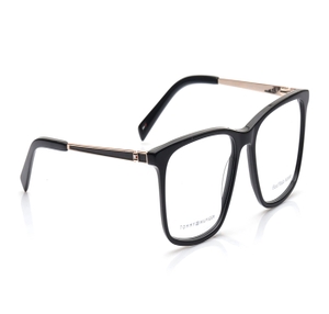 Image 2 of Black Rectangle Eyeglasses for Men from Tommy Hilfiger Available at Titan Eye+
