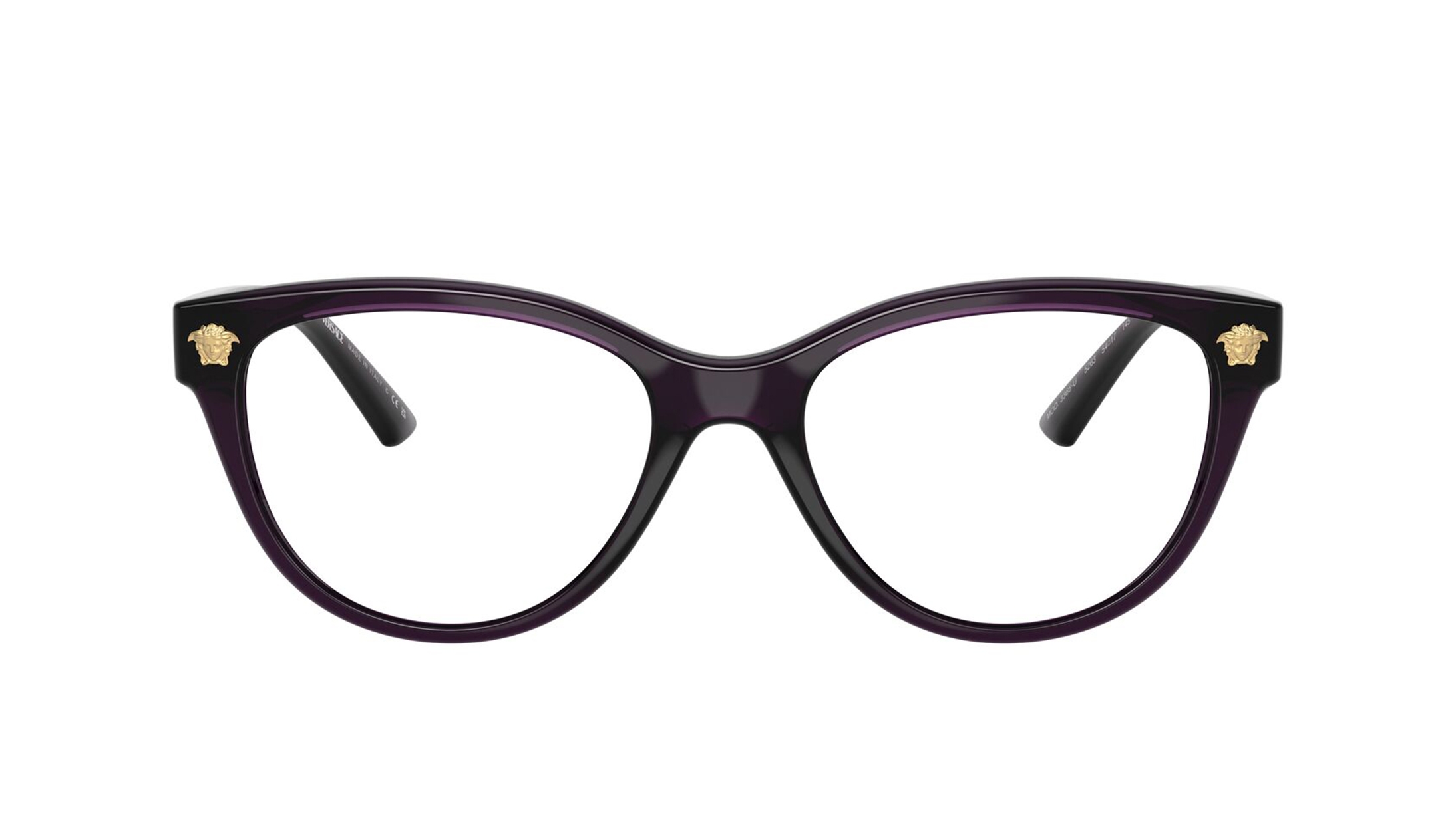 Image 1 of Violet CatEye Eyeglasses for Women from Versace Available at Titan Eye+