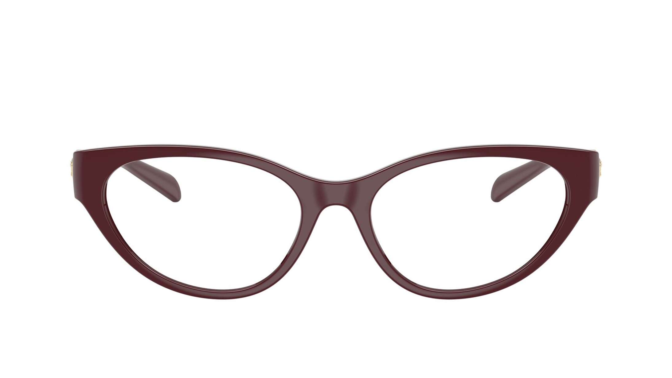 Image 1 of Maroon CatEye Eyeglasses for Women from Versace Available at Titan Eye+