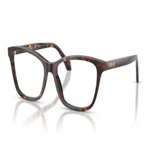 Image 2 of Havana CatEye Eyeglasses for Women from Versace Available at Titan Eye+