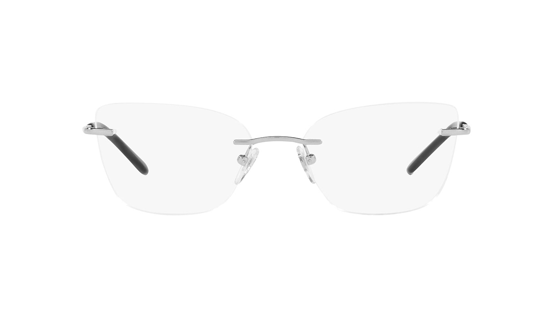 Image 1 of Silver Butterfly Eyeglasses for Women from Vogue Eyewear Available at Titan Eye+