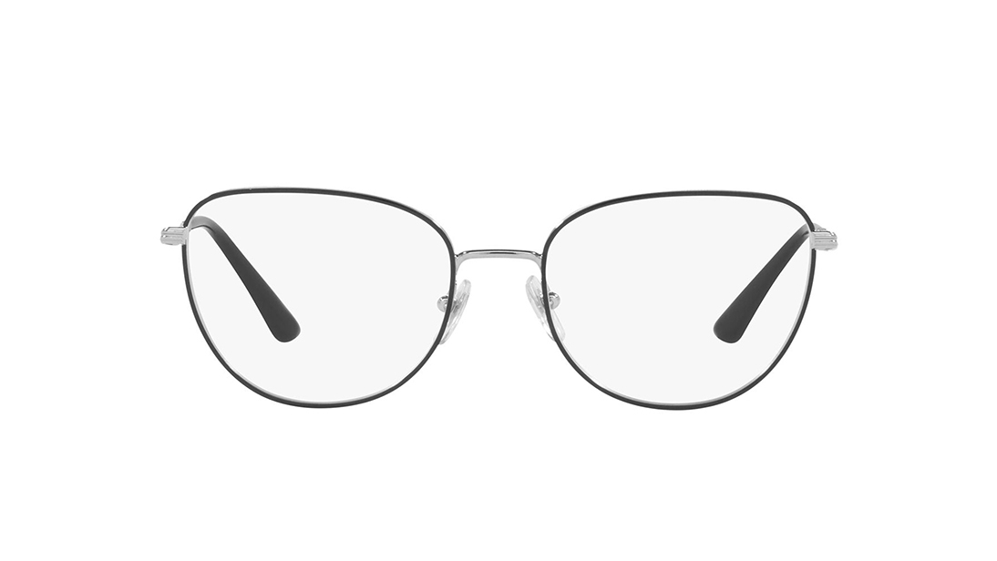 Image 1 of Silver Oval Eyeglasses for Women from Vogue Eyewear Available at Titan Eye+