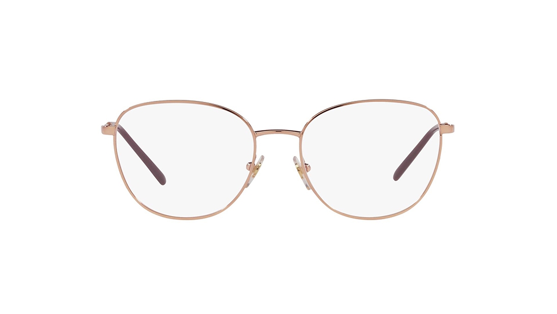 Image 1 of Rose Gold Square Eyeglasses for Women from Vogue Eyewear Available at Titan Eye+