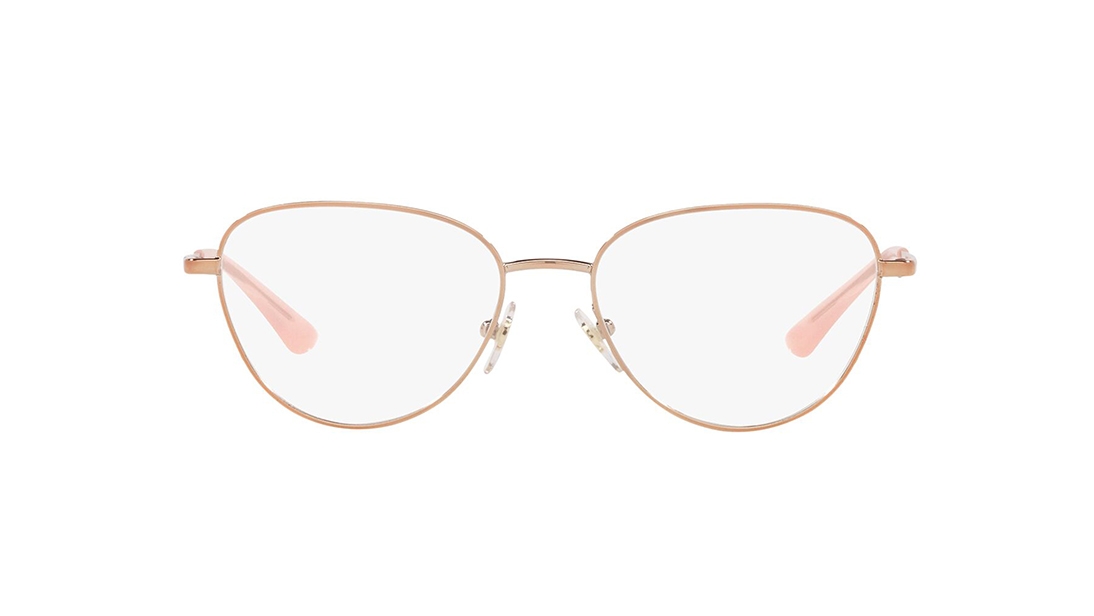 Image 1 of Gold CatEye Eyeglasses for Women from Vogue Eyewear Available at Titan Eye+