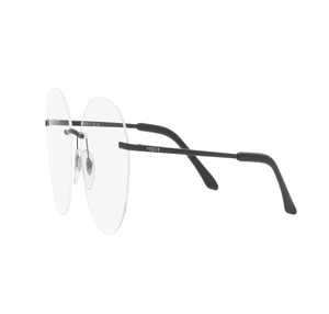Image 2 of Black Rectangle Eyeglasses for Men from Vogue Eyewear Available at Titan Eye+