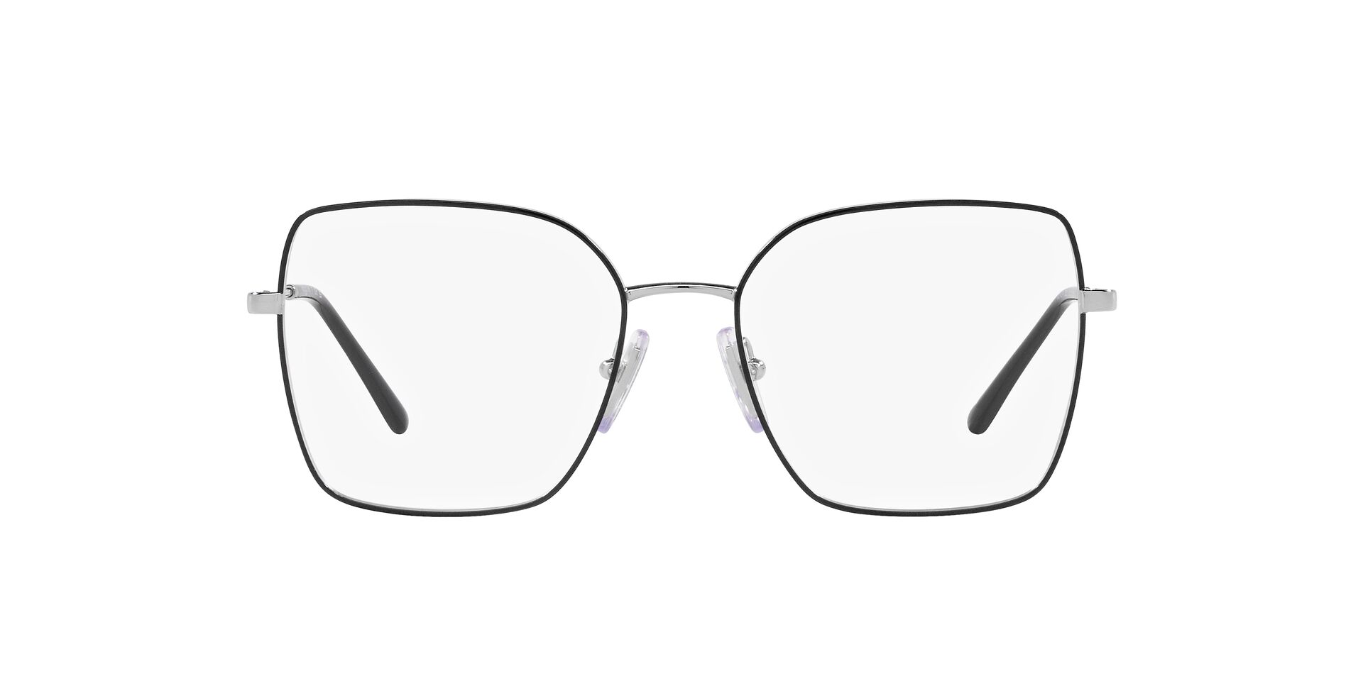 Image 1 of Black Square Eyeglasses for Women from Vogue Eyewear Available at Titan Eye+