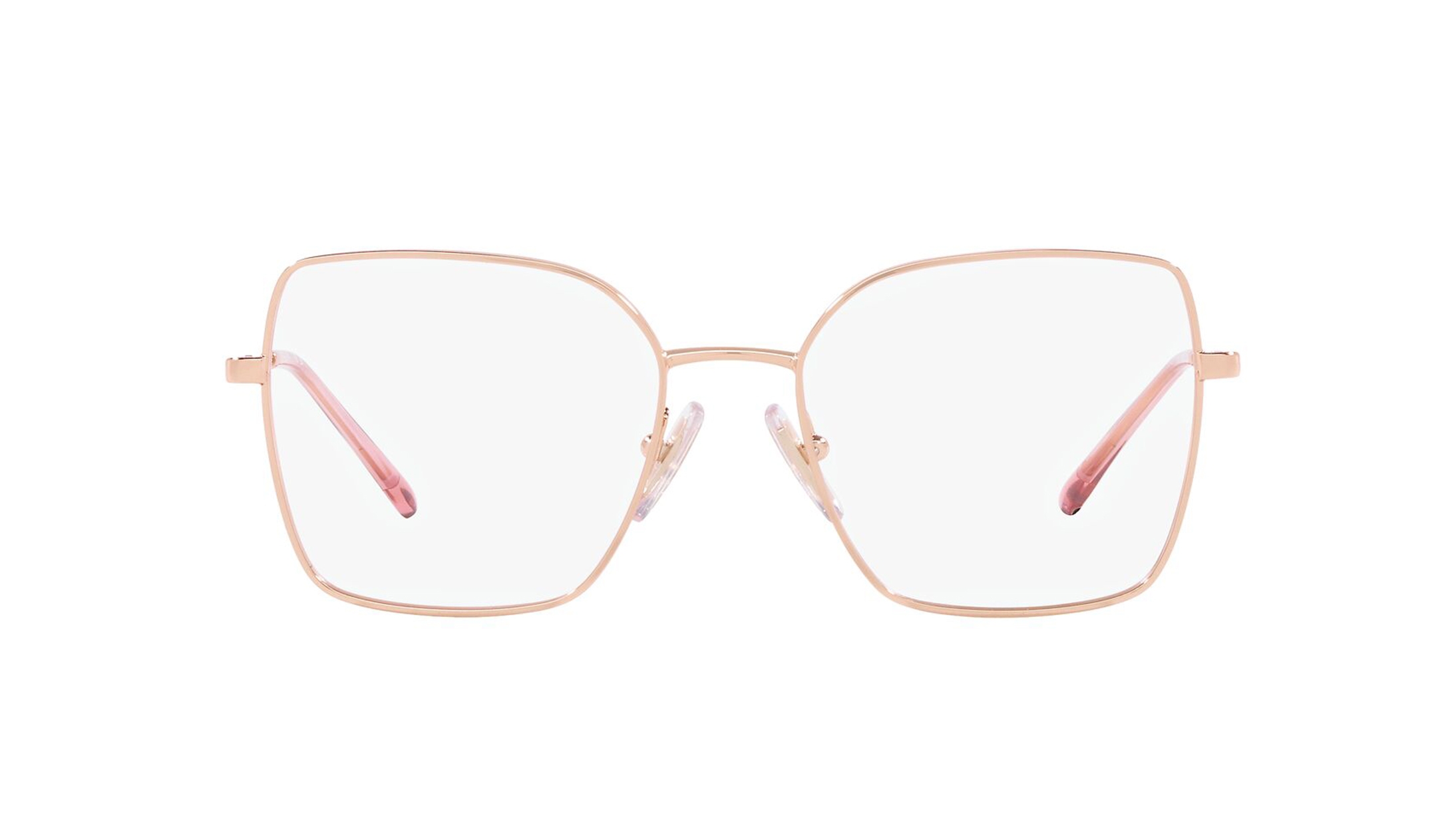 Image 1 of Gold Irregular Eyeglasses for Women from Vogue Eyewear Available at Titan Eye+
