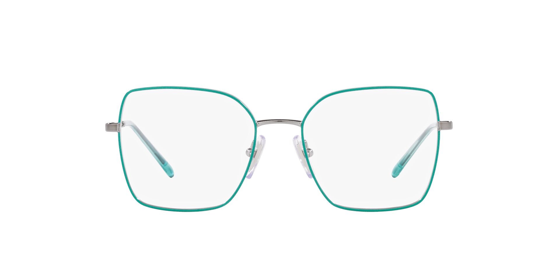 Image 1 of Green Square Eyeglasses for Women from Vogue Eyewear Available at Titan Eye+