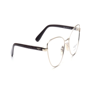 Image 2 of Gold CatEye Eyeglasses for Women from Vogue Eyewear Available at Titan Eye+