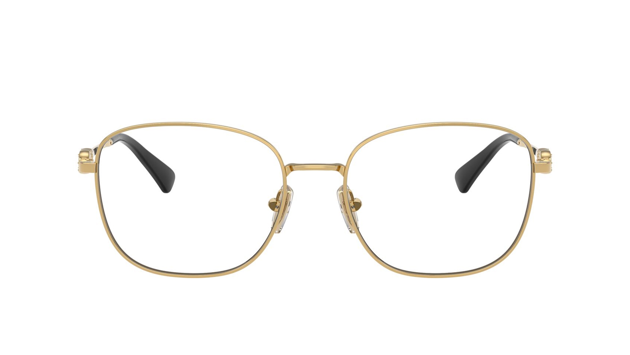 Image 1 of Gold Square Eyeglasses for Women from Vogue Eyewear Available at Titan Eye+