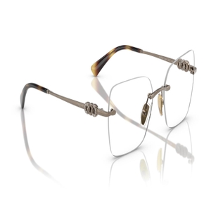 Image 2 of Brown Square Eyeglasses for Women from Vogue Eyewear Available at Titan Eye+
