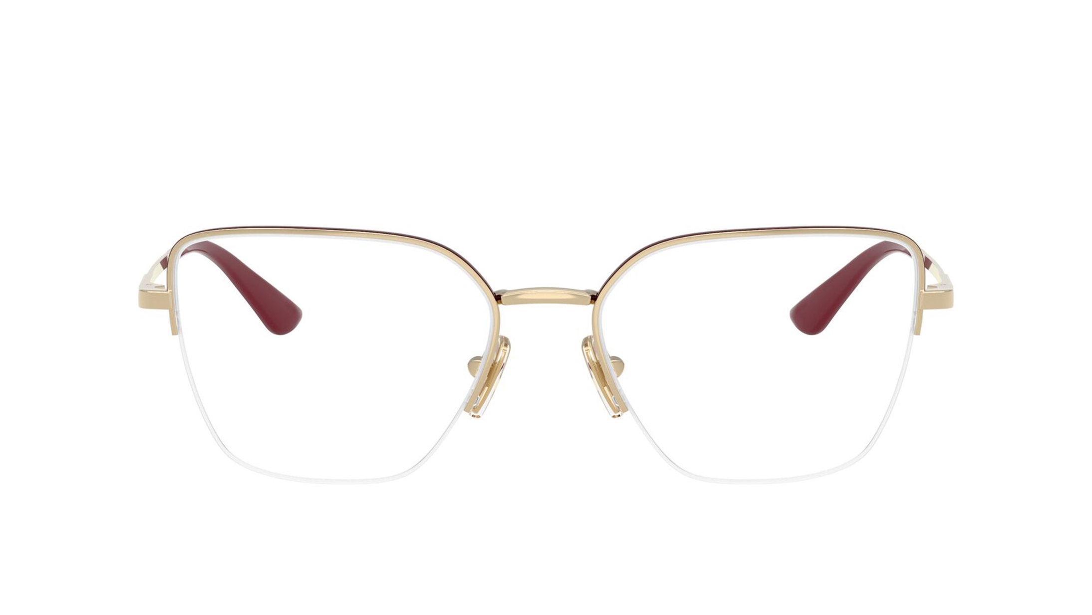 Image 1 of Gold Butterfly Eyeglasses for Women from Vogue Eyewear Available at Titan Eye+