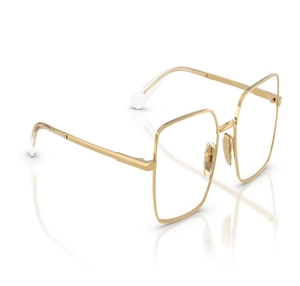 Image 2 of Gold Rectangle Eyeglasses for Women from Vogue Eyewear Available at Titan Eye+