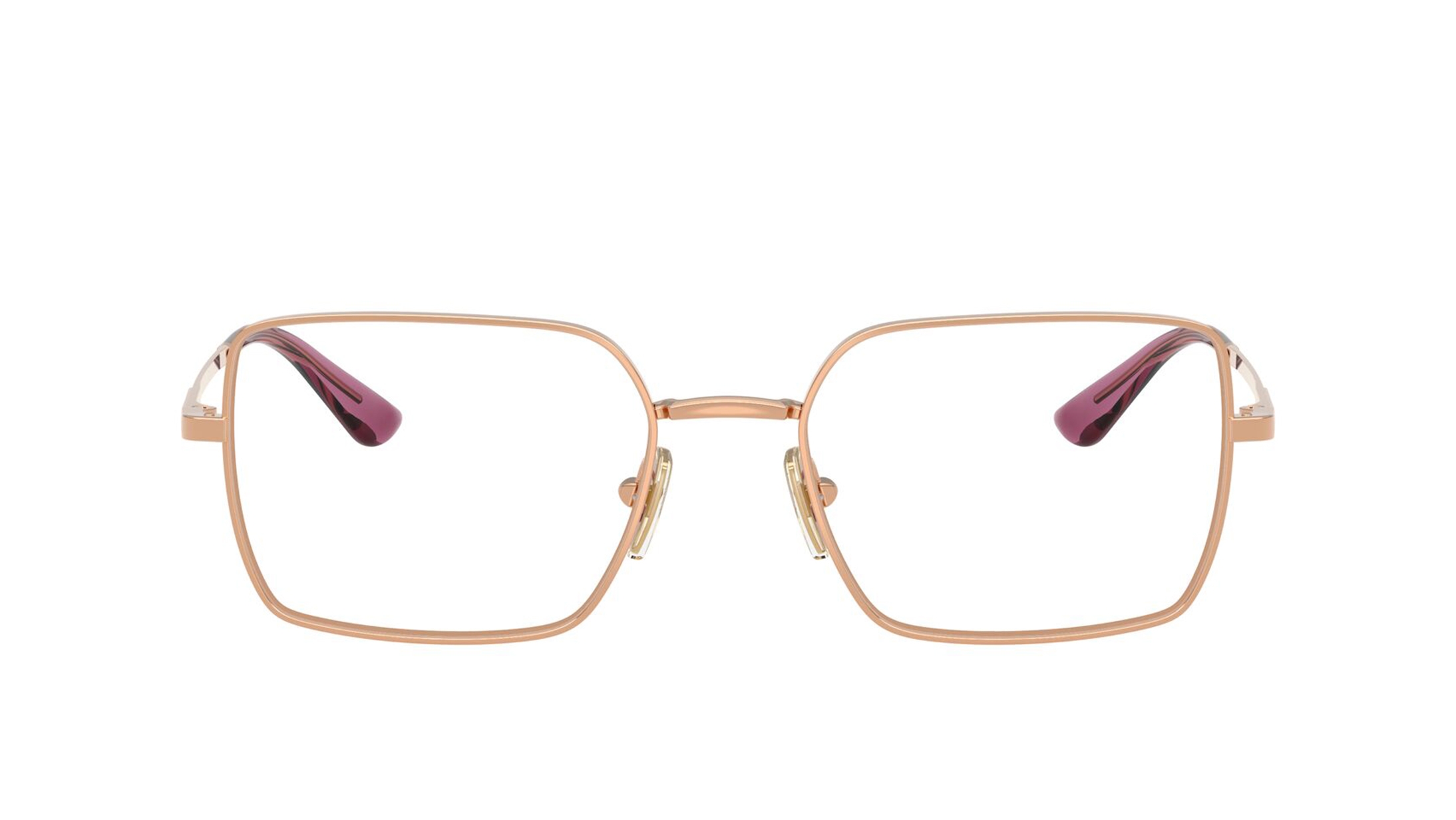 Image 1 of Pink Rectangle Eyeglasses for Women from Vogue Eyewear Available at Titan Eye+