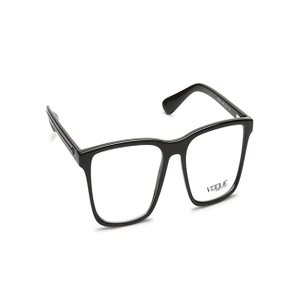 Image 2 of Black Rectangle Eyeglasses for Men from Vogue Eyewear Available at Titan Eye+