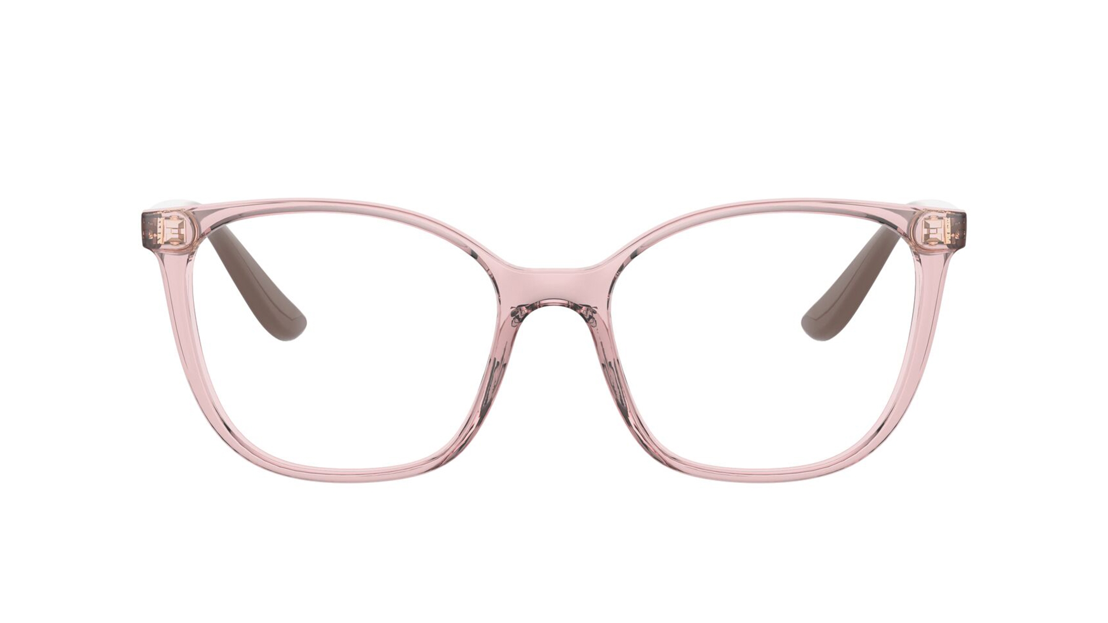 Image 1 of Brown Rectangle Eyeglasses for Women from Vogue Eyewear Available at Titan Eye+