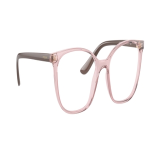 Image 2 of Brown Rectangle Eyeglasses for Women from Vogue Eyewear Available at Titan Eye+