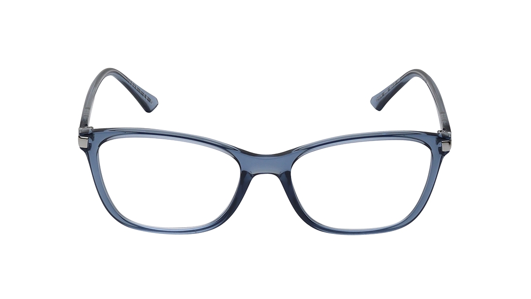 Image 1 of Blue Rectangle Eyeglasses for Women from Vogue Eyewear Available at Titan Eye+